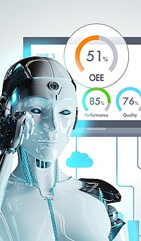 [Translate to English:] mApp | MPDV | AI-based OEE Analysis