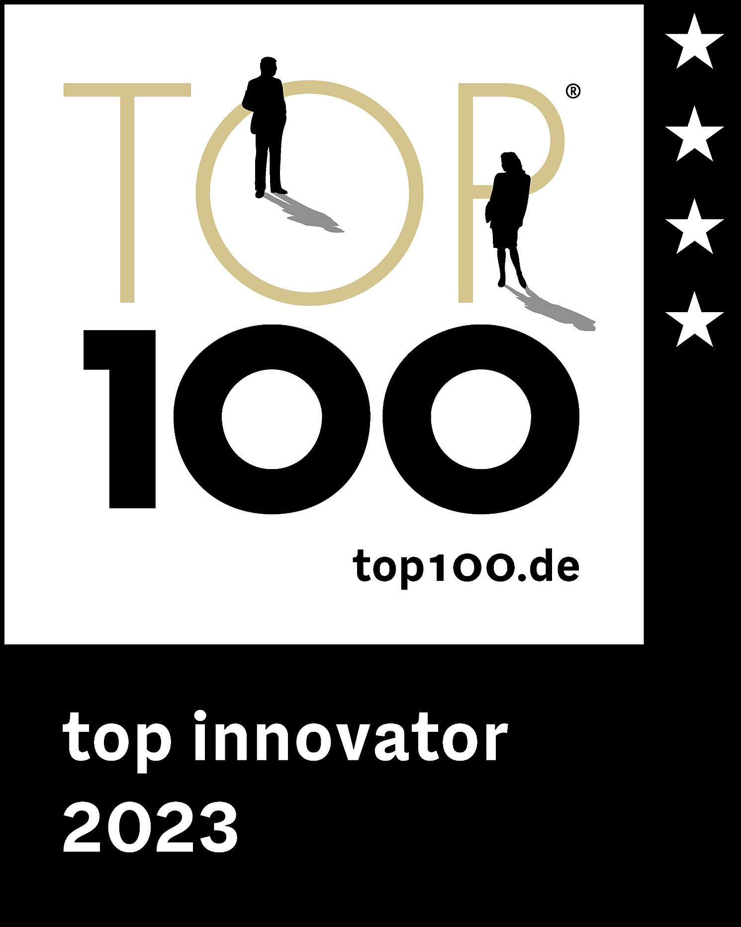 Siegel, Top 100 Innovator seal top 100 innovator