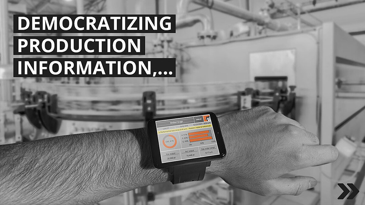 democratizing production information,...