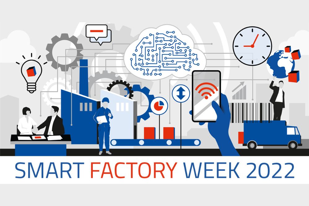 Das Key-Visual der Smart Factory Week 2022